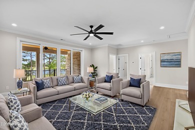 This beautifully crafted new construction home by Kirk Pigford on Thistle Golf Club in North Carolina - for sale on GolfHomes.com, golf home, golf lot