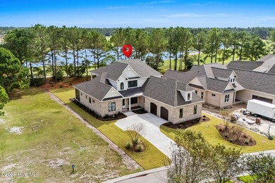 This beautifully crafted new construction home by Kirk Pigford on Thistle Golf Club in North Carolina - for sale on GolfHomes.com, golf home, golf lot