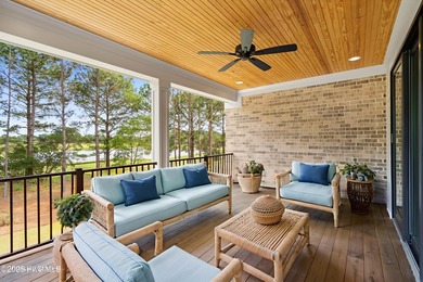 This beautifully crafted new construction home by Kirk Pigford on Thistle Golf Club in North Carolina - for sale on GolfHomes.com, golf home, golf lot