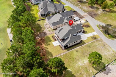 This beautifully crafted new construction home by Kirk Pigford on Thistle Golf Club in North Carolina - for sale on GolfHomes.com, golf home, golf lot