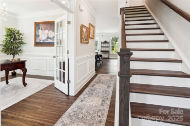This beautifully designed 3-story home is ideal for entertaining on Fox Den Country Club in North Carolina - for sale on GolfHomes.com, golf home, golf lot