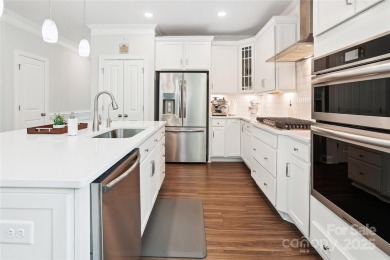 This beautifully designed 3-story home is ideal for entertaining on Fox Den Country Club in North Carolina - for sale on GolfHomes.com, golf home, golf lot
