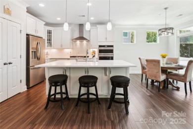 This beautifully designed 3-story home is ideal for entertaining on Fox Den Country Club in North Carolina - for sale on GolfHomes.com, golf home, golf lot