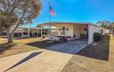 This spacious 2-bedroom, 1.5-bath single-wide home with on Betmar Acres Golf Club in Florida - for sale on GolfHomes.com, golf home, golf lot