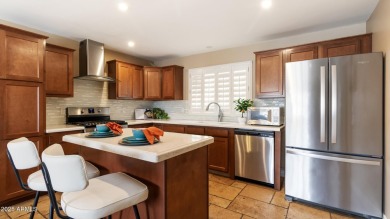 Fully upgraded and turnkey, this 2 bed, 1 bath corner unit is a on Mesa Country Club in Arizona - for sale on GolfHomes.com, golf home, golf lot