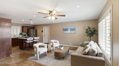 Fully upgraded and turnkey, this 2 bed, 1 bath corner unit is a on Mesa Country Club in Arizona - for sale on GolfHomes.com, golf home, golf lot
