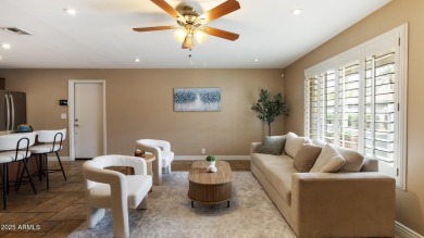 Fully upgraded and turnkey, this 2 bed, 1 bath corner unit is a on Mesa Country Club in Arizona - for sale on GolfHomes.com, golf home, golf lot