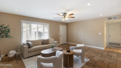 Fully upgraded and turnkey, this 2 bed, 1 bath corner unit is a on Mesa Country Club in Arizona - for sale on GolfHomes.com, golf home, golf lot