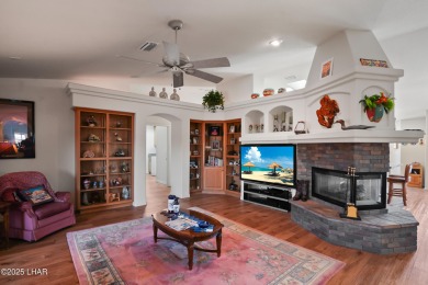 RV garage, side parking, 3+ car garage: this home has room for on London Bridge Golf Course in Arizona - for sale on GolfHomes.com, golf home, golf lot