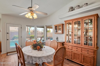 RV garage, side parking, 3+ car garage: this home has room for on London Bridge Golf Course in Arizona - for sale on GolfHomes.com, golf home, golf lot