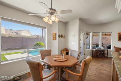 RV garage, side parking, 3+ car garage: this home has room for on London Bridge Golf Course in Arizona - for sale on GolfHomes.com, golf home, golf lot