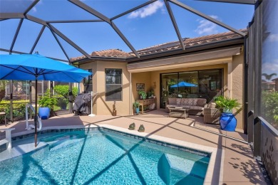 Don't miss out on this 3-bedroom Roma with a solar heated, salt on Esplanade Golf and Country at Lakewood Ranch in Florida - for sale on GolfHomes.com, golf home, golf lot