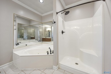 Welcome home to your single level, exceptionally built residence on Hampton Cove Golf Course in Alabama - for sale on GolfHomes.com, golf home, golf lot