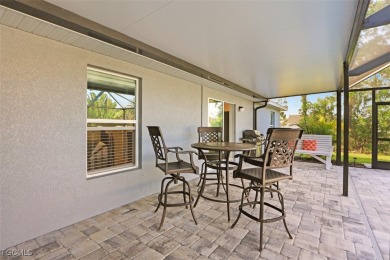 Pool Home Near Coral Oaks Golf Course featuring a great room on Burnt Store Golf Club in Florida - for sale on GolfHomes.com, golf home, golf lot