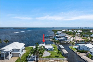 Coastal Waterfront Retreat with Panoramic Estero Bay Views & on Fort Myers Beach and Golf Club in Florida - for sale on GolfHomes.com, golf home, golf lot