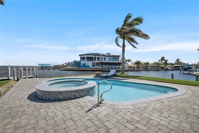 Coastal Waterfront Retreat with Panoramic Estero Bay Views & on Fort Myers Beach and Golf Club in Florida - for sale on GolfHomes.com, golf home, golf lot