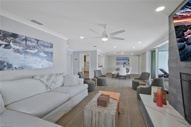 Coastal Waterfront Retreat with Panoramic Estero Bay Views & on Fort Myers Beach and Golf Club in Florida - for sale on GolfHomes.com, golf home, golf lot