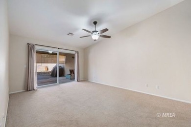 Private backyard with turf and a covered patio in the desirable on CasaBlanca Resort and Casino in Nevada - for sale on GolfHomes.com, golf home, golf lot