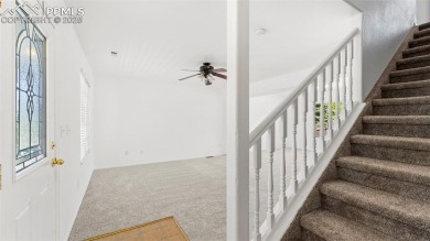 Nestled in the sought-after Woodmen Hills neighborhood, this on Antler Creek Golf Course in Colorado - for sale on GolfHomes.com, golf home, golf lot