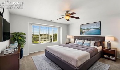 Nestled in the sought-after Woodmen Hills neighborhood, this on Antler Creek Golf Course in Colorado - for sale on GolfHomes.com, golf home, golf lot