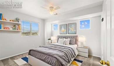 Nestled in the sought-after Woodmen Hills neighborhood, this on Antler Creek Golf Course in Colorado - for sale on GolfHomes.com, golf home, golf lot