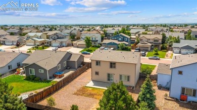 Nestled in the sought-after Woodmen Hills neighborhood, this on Antler Creek Golf Course in Colorado - for sale on GolfHomes.com, golf home, golf lot