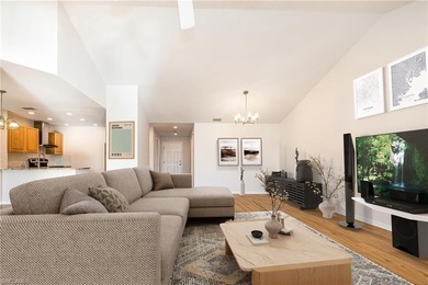 Step into this beautifully updated 2 bedroom + den, 2 bath on Estero Country Club in Florida - for sale on GolfHomes.com, golf home, golf lot