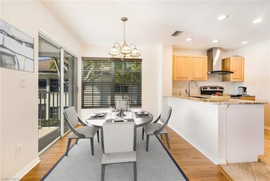 Step into this beautifully updated 2 bedroom + den, 2 bath on Estero Country Club in Florida - for sale on GolfHomes.com, golf home, golf lot