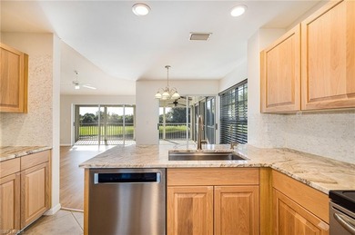 Step into this beautifully updated 2 bedroom + den, 2 bath on Estero Country Club in Florida - for sale on GolfHomes.com, golf home, golf lot
