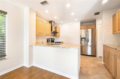 Step into this beautifully updated 2 bedroom + den, 2 bath on Estero Country Club in Florida - for sale on GolfHomes.com, golf home, golf lot