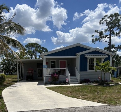 This lovely, 2015 manufactured 3-bedroom home, is an age 40+ and on Lake Fairways Country Club in Florida - for sale on GolfHomes.com, golf home, golf lot