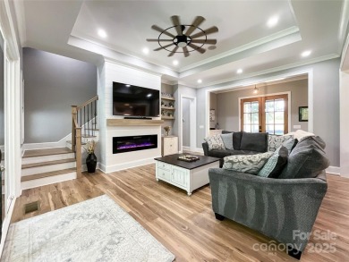 Discover this stunning custom-built farmhouse nestled on 3.27 on Eagle Chase Golf Club in North Carolina - for sale on GolfHomes.com, golf home, golf lot