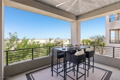 Experience sweeping Strip and mountain views from this elegant on Dragon Ridge Country Club in Nevada - for sale on GolfHomes.com, golf home, golf lot