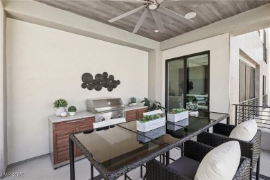 Experience sweeping Strip and mountain views from this elegant on Dragon Ridge Country Club in Nevada - for sale on GolfHomes.com, golf home, golf lot
