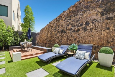 Experience sweeping Strip and mountain views from this elegant on Dragon Ridge Country Club in Nevada - for sale on GolfHomes.com, golf home, golf lot