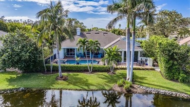 This extraordinary residence offers stunning lake and on Bentley Village Golf Course in Florida - for sale on GolfHomes.com, golf home, golf lot