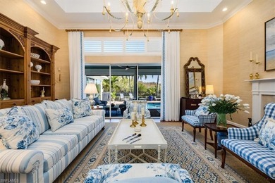 This extraordinary residence offers stunning lake and on Bentley Village Golf Course in Florida - for sale on GolfHomes.com, golf home, golf lot