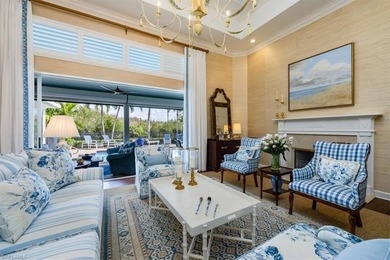 This extraordinary residence offers stunning lake and on Bentley Village Golf Course in Florida - for sale on GolfHomes.com, golf home, golf lot