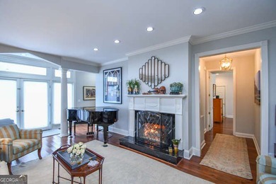 Prepare to be wowed with the newest renovations to this on Chattahoochee Golf Course in Georgia - for sale on GolfHomes.com, golf home, golf lot