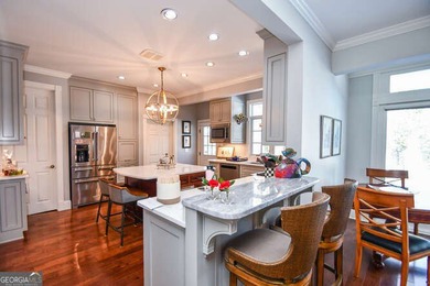 Prepare to be wowed with the newest renovations to this on Chattahoochee Golf Course in Georgia - for sale on GolfHomes.com, golf home, golf lot