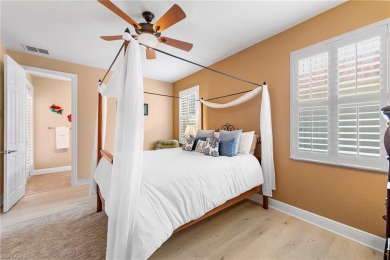 This sought-after Aragon model sits on a premium lakefront lot on Estero Country Club in Florida - for sale on GolfHomes.com, golf home, golf lot