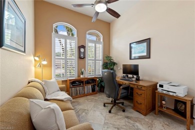 This sought-after Aragon model sits on a premium lakefront lot on Estero Country Club in Florida - for sale on GolfHomes.com, golf home, golf lot