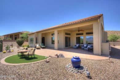 Panoramic views of the Catalina Mountains from this elevated lot on Saddlebrooke Golf Course in Arizona - for sale on GolfHomes.com, golf home, golf lot