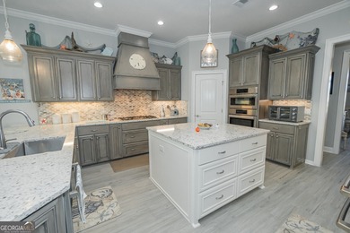 Discover luxury living in this breathtaking 4-bedroom on Laurel Island Links in Georgia - for sale on GolfHomes.com, golf home, golf lot