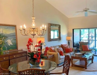 Light-filled, peaceful, 3/2 SECOND floor END-UNIT condo on Bentley Village Golf Course in Florida - for sale on GolfHomes.com, golf home, golf lot