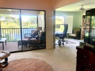 Light-filled, peaceful, 3/2 SECOND floor END-UNIT condo on Bentley Village Golf Course in Florida - for sale on GolfHomes.com, golf home, golf lot