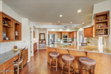 An executive home on golf course with fabulous mountain views on Rio Verde Country Club - Quail Run in Arizona - for sale on GolfHomes.com, golf home, golf lot