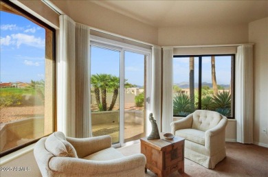 An executive home on golf course with fabulous mountain views on Rio Verde Country Club - Quail Run in Arizona - for sale on GolfHomes.com, golf home, golf lot