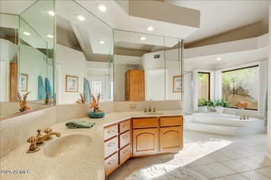 An executive home on golf course with fabulous mountain views on Rio Verde Country Club - Quail Run in Arizona - for sale on GolfHomes.com, golf home, golf lot