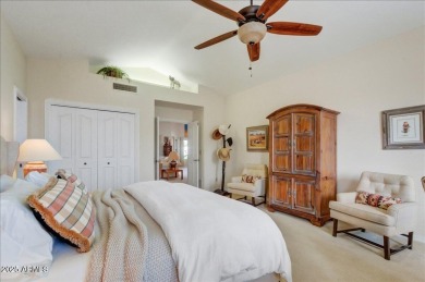An executive home on golf course with fabulous mountain views on Rio Verde Country Club - Quail Run in Arizona - for sale on GolfHomes.com, golf home, golf lot